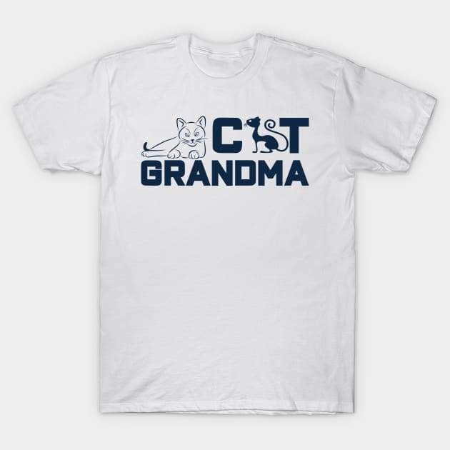 Cat grandma T-Shirt by Mographic997